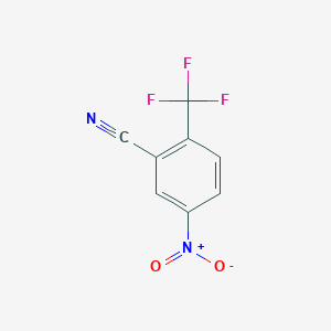 Chemical structure of 5-Nitro-2-(Trifluoromethyl)Benzonitrile