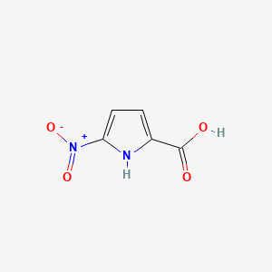 Chemical structure of 5-Nitro-1H-pyrrole-2-carboxylic acid