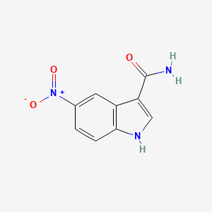 Chemical structure of 5-Nitroindole-3-carboxamide