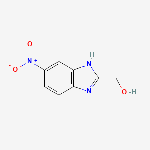 Chemical structure of 5-Nitro-1H-benzimidazole-2-methanol