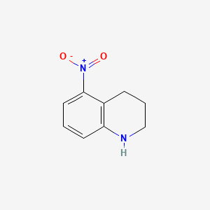 Chemical structure of 5-Nitro-1,2,3,4-tetrahydroquinoline