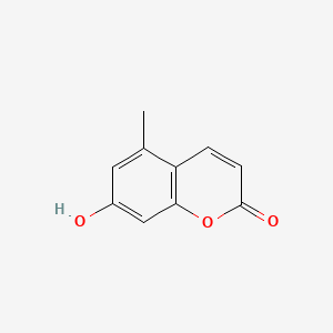 Chemical structure of 5-Methylumbelliferone