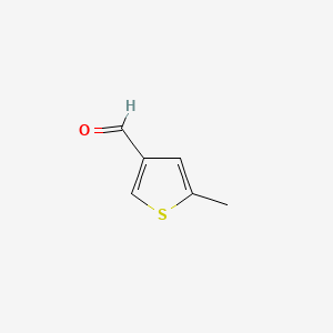 Chemical structure of 5-Methylthiophene-3-carbaldehyde
