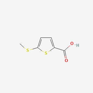 Chemical structure of 5-Methylsulfanylthiophene-2-carboxylic acid
