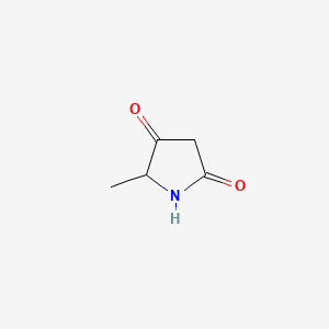 Chemical structure of 5-Methylpyrrolidine-2,4-dione