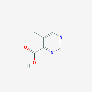 Chemical structure of 5-Methylpyrimidine-4-carboxylic acid
