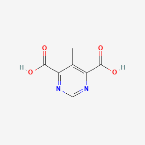Chemical structure of 5-Methylpyrimidine-4,6-dicarboxylic acid