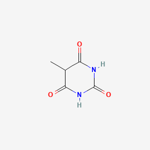 Chemical structure of 5-Methylbarbituric acid