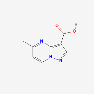Chemical structure of 5-Methylpyrazolo[1,5-a]pyrimidine-3-carboxylic acid
