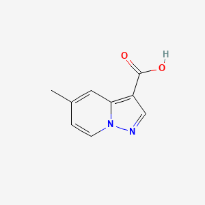 Chemical structure of 5-Methylpyrazolo[1,5-a]pyridine-3-carboxylic acid