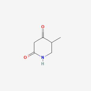 Chemical structure of 5-Methylpiperidine-2,4-dione