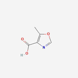 Chemical structure of 5-methyloxazole-4-carboxylic acid
