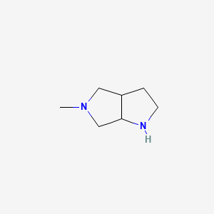 Chemical structure of 5-Methyloctahydropyrrolo[3,4-b]pyrrole