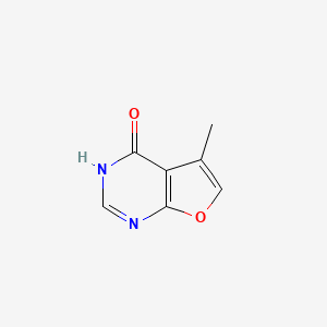 Chemical structure of 5-Methylfuro[2,3-d]pyrimidin-4(3H)-one
