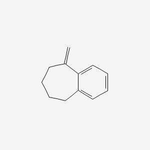 Chemical structure of 5-Methylene-6,7,8,9-tetrahydro-5H-benzo[7]annulene