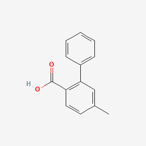 Chemical structure of 5-METHYLBIPHENYL-2-CARBOXYLIC ACID