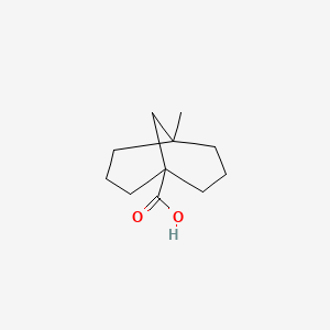 Chemical structure of 5-Methylbicyclo[3.3.1]nonane-1-carboxylic acid