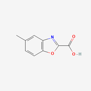 Chemical structure of 5-Methylbenzo[d]oxazole-2-carboxylic acid