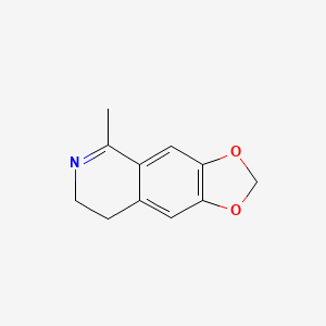 Chemical structure of 5-Methyl-7,8-dihydro-[1,3]dioxolo[4,5-g]isoquinoline