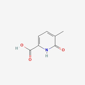 Chemical structure of 5-Methyl-6-oxo-1,6-dihydropyridine-2-carboxylic acid