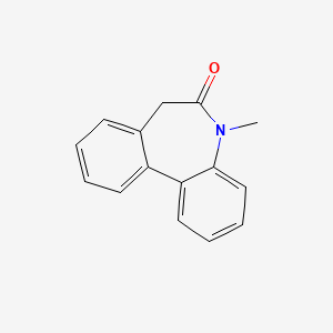 Chemical structure of 5-Methyl-5H-dibenzo[b,d]azepin-6(7H)-one