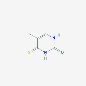 Chemical structure of 5-Methyl-4-thioxo-3,4-dihydropyrimidin-2(1H)-one