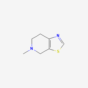 Chemical structure of 5-Methyl-4,5,6,7-tetrahydrothiazolo[5,4-c]pyridine
