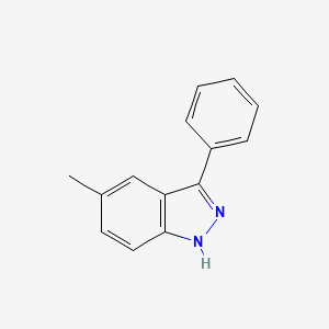 Chemical structure of 5-Methyl-3-phenyl-1H-indazole