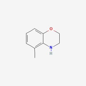 Chemical structure of 5-methyl-3,4-dihydro-2H-1,4-benzoxazine