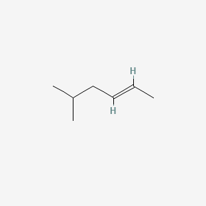 Chemical structure of 5-Methylhex-2-ene