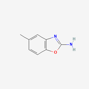 Chemical structure of 5-Methyl-2-aminobenzoxazol