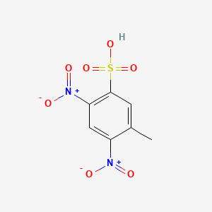 Chemical structure of 2,4-Dinitrotoluene-5-sulfonic acid