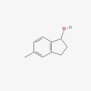Chemical structure of 5-Methyl-2,3-dihydro-1H-inden-1-ol