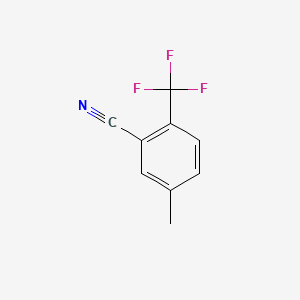 Chemical structure of 5-Methyl-2-(Trifluoromethyl)Benzonitrile