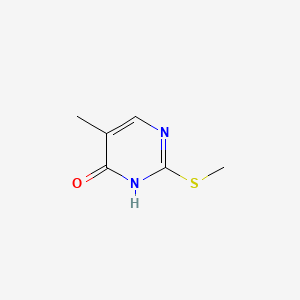 Chemical structure of 5-Methyl-2-(methylthio)pyrimidin-4(3H)-one