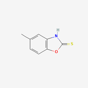 Chemical structure of 5-Methyl-2(3H)-benzoxazolethione