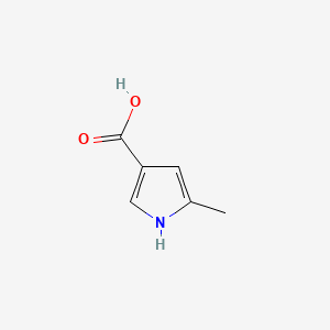 Chemical structure of 5-Methyl-1H-pyrrole-3-carboxylic acid