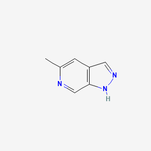 Chemical structure of 5-methyl-1H-pyrazolo[3,4-c]pyridine