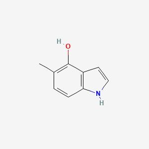 Chemical structure of 5-Methyl-1H-Indol-4-Ol