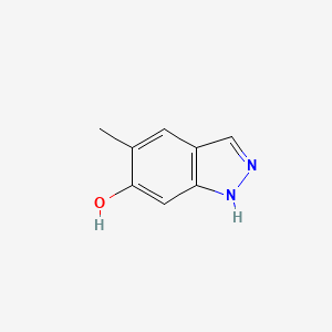 Chemical structure of 5-Methyl-1H-indazol-6-ol