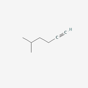 Chemical structure of 5-Methyl-1-hexyne