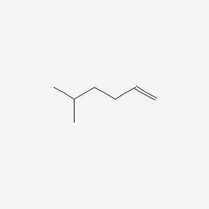 Chemical structure of 5-Methyl-1-hexene