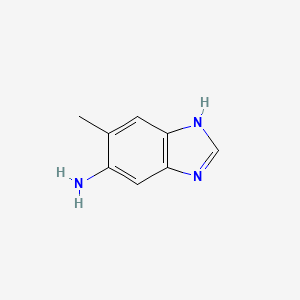 Chemical structure of 5-Methyl-1H-benzo[d]imidazol-6-amine