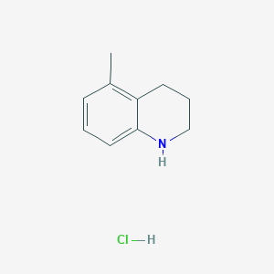 Chemical structure of 5-Methyl-1,2,3,4-tetrahydroquinoline hydrochloride