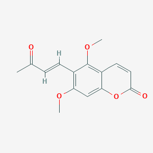 Chemical structure of 5-Methoxysuberenone
