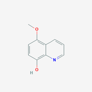 Chemical structure of 5-Methoxyquinolin-8-ol