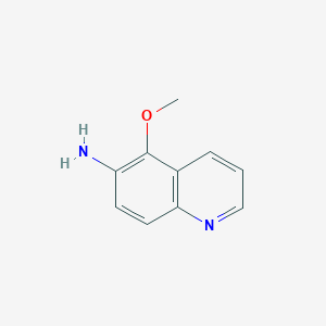 Chemical structure of 5-Methoxyquinolin-6-amine