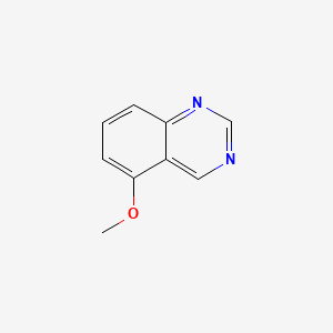 Chemical structure of 5-Methoxyquinazoline