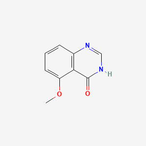 Chemical structure of 5-Methoxyquinazolin-4-ol
