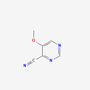 Chemical structure of 5-Methoxypyrimidine-4-carbonitrile